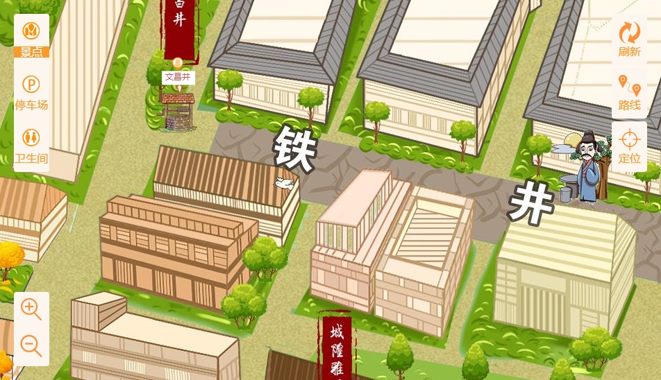 田林智慧景区：手绘地图与语音导览的完美融合